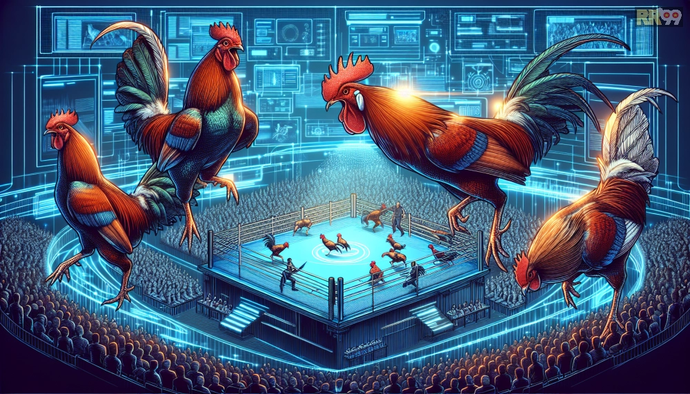 Giải thích chi tiết khái niệm đá gà quốc tế RR99 với hình ảnh minh họa trường gà trực tuyến