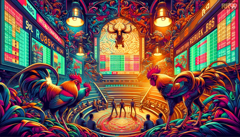 Hình ảnh trận đấu Sabong quốc tế trên RR99 với giao diện cá cược trực tiếp