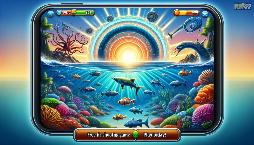 Hình ảnh giao diện chính của Ocean Hunter Pro trong game bắn cá miễn phí rr99