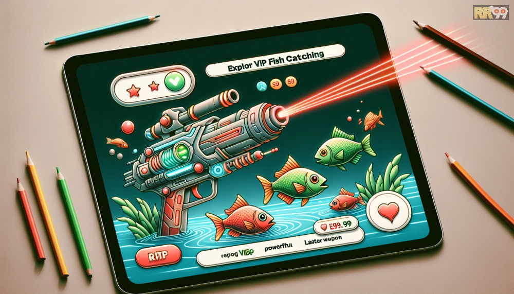 Hình giao diện bắn cá Fish Hunter Pro với vũ khí laser mạnh mẽ