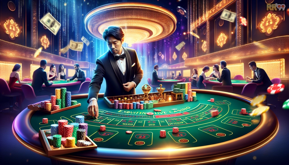 Bàn chơi Baccarat live với giới hạn cược linh hoạt tại RR99 2025