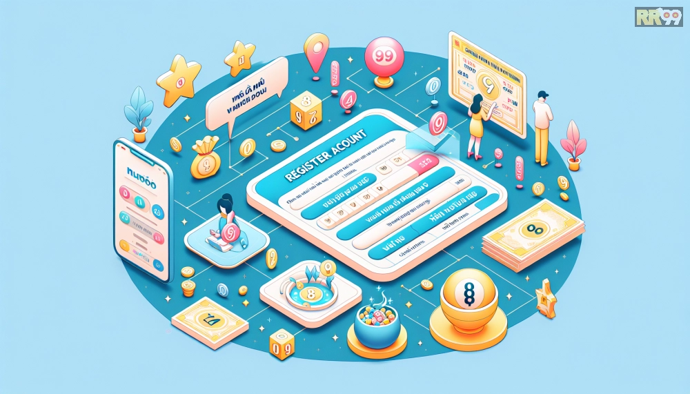 Các bước đăng ký tài khoản xổ số miền trung rr99 đơn giản