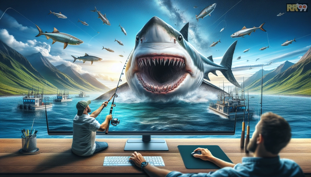 Chú cá mập khổng lồ trong Fish Master Pro trên RR99