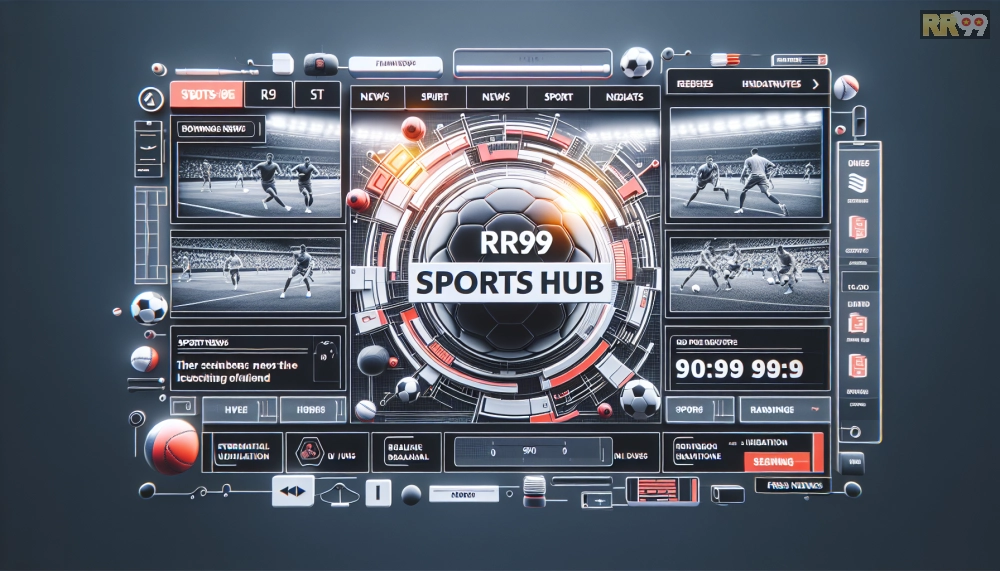 Giao diện cập nhật tin thể thao nhanh chóng trên RR99 Sports Hub