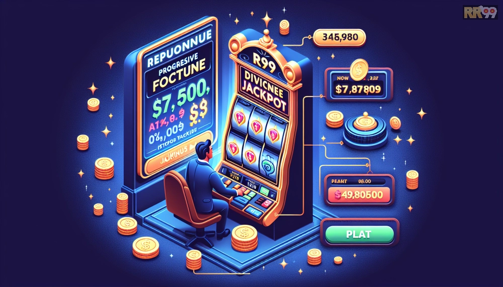Progressive jackpot của Divine Fortune hiển thị realtime