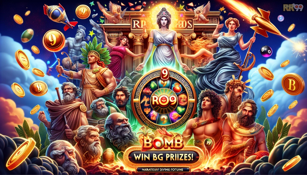 Thuyết minh Divine Fortune RR99 với chủ đề thần thoại Hy Lạp