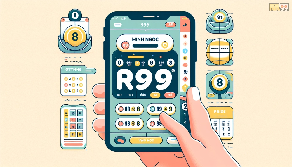 Giao diện ứng dụng di động Xổ Số RR99 dễ sử dụng