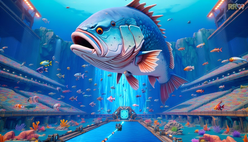 Boss cá khổng lồ trong game bắn cá đổi thưởng rr99 tại BumClub