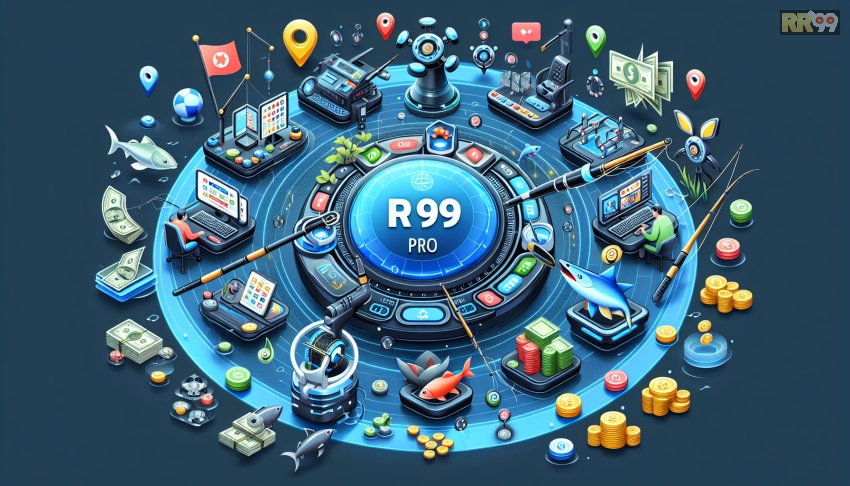 Giao diện chính của RR99 Pro với các màn chơi đa dạng