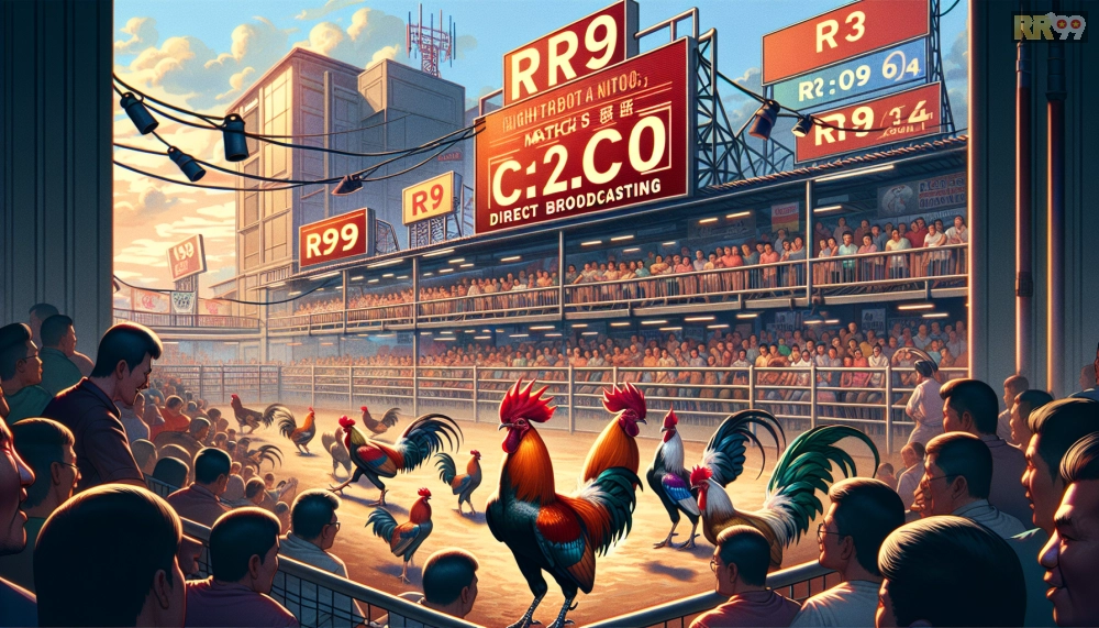 Hình ảnh trường đấu đá gà trực tiếp tại RR99 với gà chọi chất lượng cao