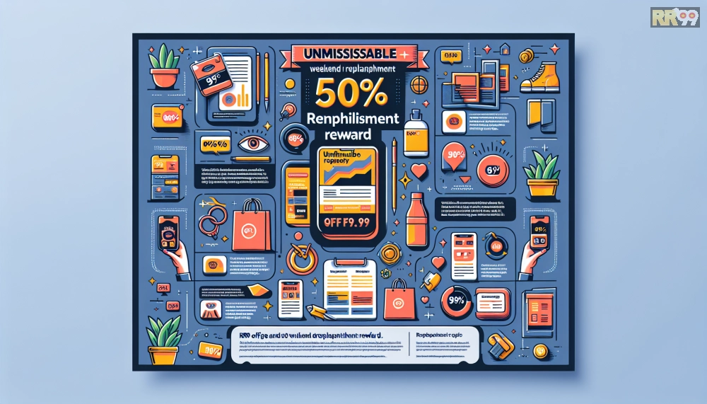 Infographic thưởng nạp cuối tuần 50% từ RR99