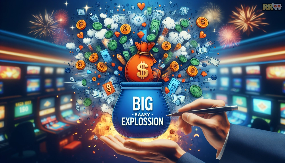 Giải thích chi tiết khái niệm nổ hũ rr99 với hình minh họa jackpot bùng nổ