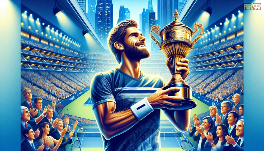 Hình ảnh Novak Djokovic nâng cúp Australian Open 2025