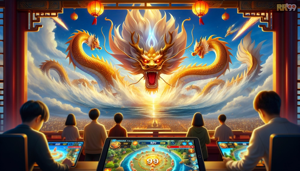 Rồng vàng xuất hiện trong game bắn cá rr99