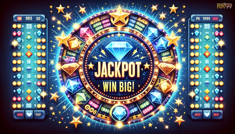 Jackpot Starburst RR99 với biểu tượng kim cương lấp lánh