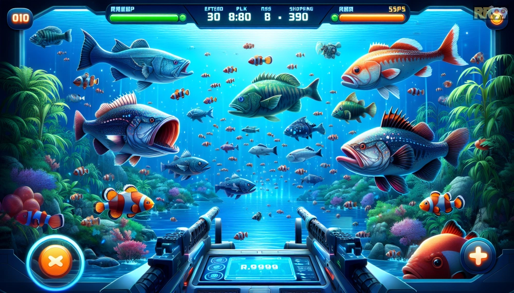 Giao diện chơi bắn cá online rr99 tại Sunwin với các loài cá boss hấp dẫn