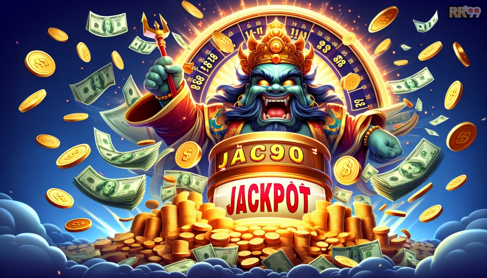 Hình ảnh jackpot Thần Tài trên RR99