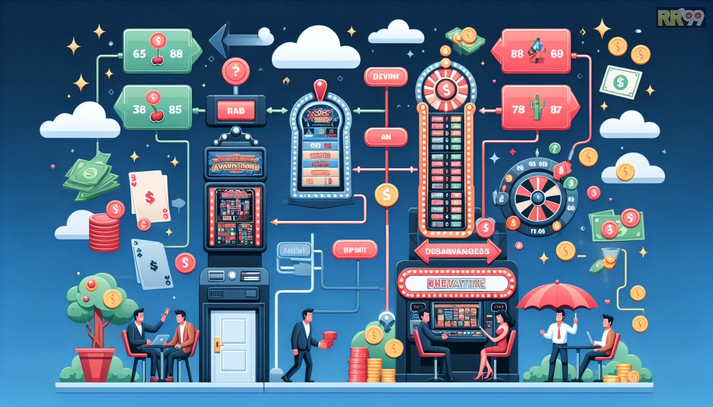 Infographic ưu nhược điểm của quay nổ hũ rr99