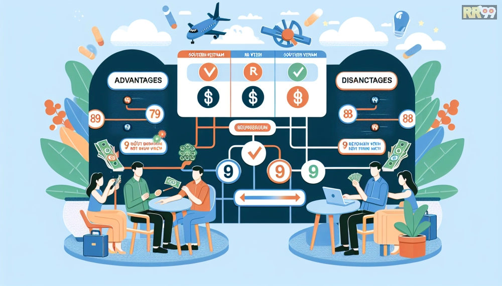 So sánh ưu nhược điểm của xổ số miền nam rr99 qua infographic