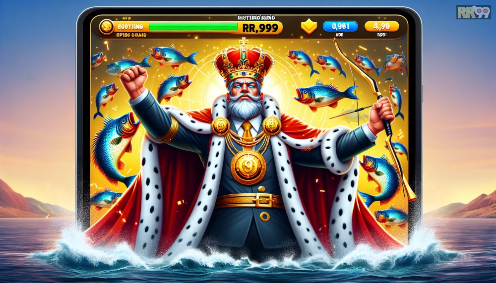 Hình ảnh vua bắn cá chiến thắng trong game rr99